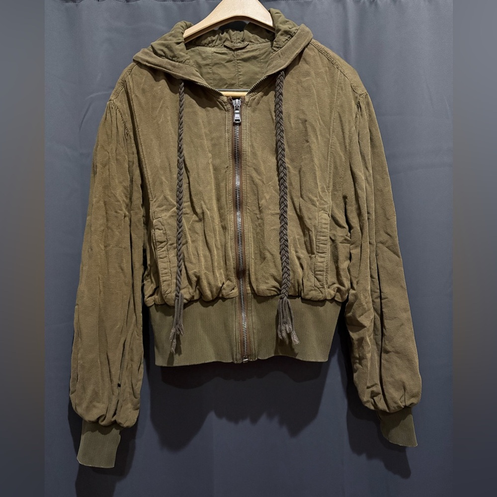 Free people Hannah beach bomber jacket